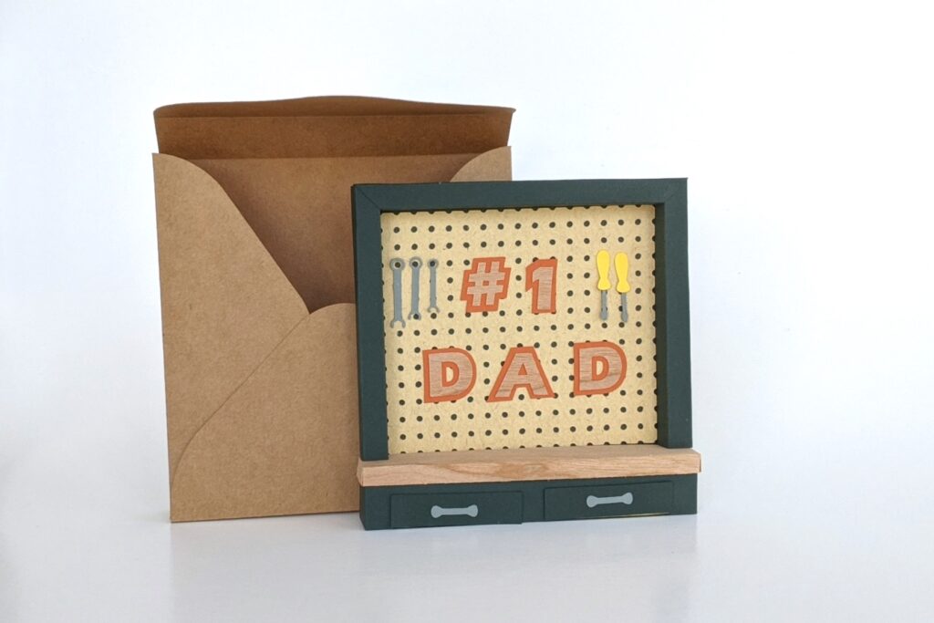 Shadow Box Card for Fathers Day