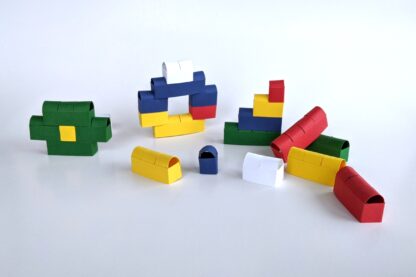 Building Blocks Papercraft Template