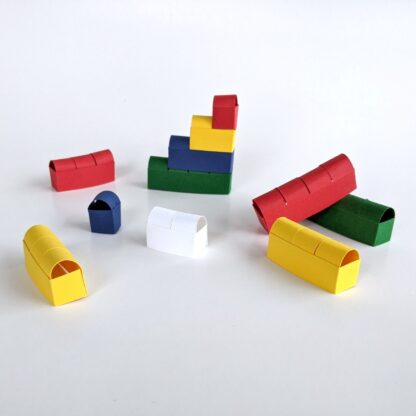 Building Blocks Papercraft Template