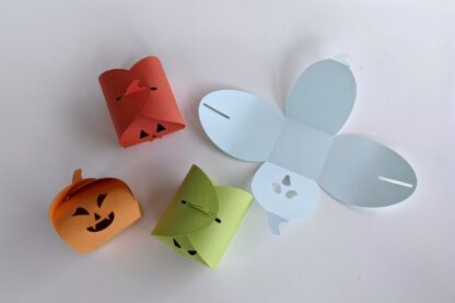 Spooky Face Petal Box SVG Bundle for Cricut Cutting Machines